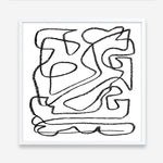 Shop Story (Square) Art Print a painted abstract themed wall art print from The Print Emporium wall artwork collection - Buy Australian made fine art painting style poster and framed prints for the home and your interior decor room, TPE-DH-325-AP