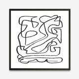 Shop Story (Square) Art Print a painted abstract themed wall art print from The Print Emporium wall artwork collection - Buy Australian made fine art painting style poster and framed prints for the home and your interior decor room, TPE-DH-325-AP