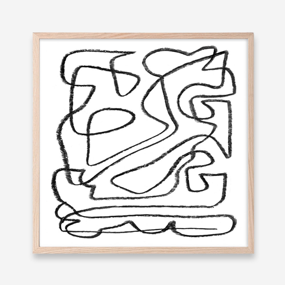 Shop Story (Square) Art Print a painted abstract themed wall art print from The Print Emporium wall artwork collection - Buy Australian made fine art painting style poster and framed prints for the home and your interior decor room, TPE-DH-325-AP