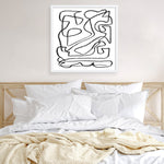 Shop Story (Square) Art Print a painted abstract themed wall art print from The Print Emporium wall artwork collection - Buy Australian made fine art painting style poster and framed prints for the home and your interior decor room, TPE-DH-325-AP