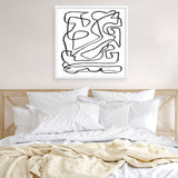 Shop Story (Square) Art Print a painted abstract themed wall art print from The Print Emporium wall artwork collection - Buy Australian made fine art painting style poster and framed prints for the home and your interior decor room, TPE-DH-325-AP