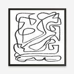 Shop Story (Square) Art Print a painted abstract themed wall art print from The Print Emporium wall artwork collection - Buy Australian made fine art painting style poster and framed prints for the home and your interior decor room, TPE-DH-325-AP