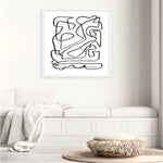 Shop Story (Square) Art Print a painted abstract themed wall art print from The Print Emporium wall artwork collection - Buy Australian made fine art painting style poster and framed prints for the home and your interior decor room, TPE-DH-325-AP