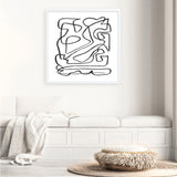 Shop Story (Square) Art Print a painted abstract themed wall art print from The Print Emporium wall artwork collection - Buy Australian made fine art painting style poster and framed prints for the home and your interior decor room, TPE-DH-325-AP