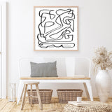 Shop Story (Square) Art Print a painted abstract themed wall art print from The Print Emporium wall artwork collection - Buy Australian made fine art painting style poster and framed prints for the home and your interior decor room, TPE-DH-325-AP