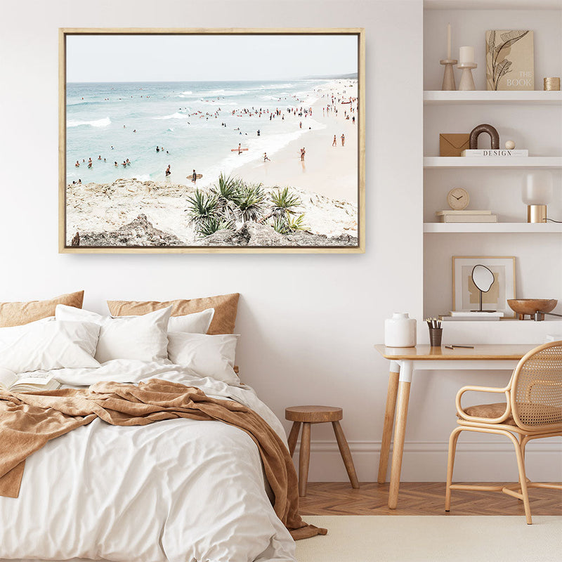 Shop Stradbroke Island I Photo Canvas Print a coastal themed photography framed stretched canvas print from The Print Emporium wall artwork collection - Buy Australian made prints for the home and your interior decor space, TPE-1005-CA-35X46-NF