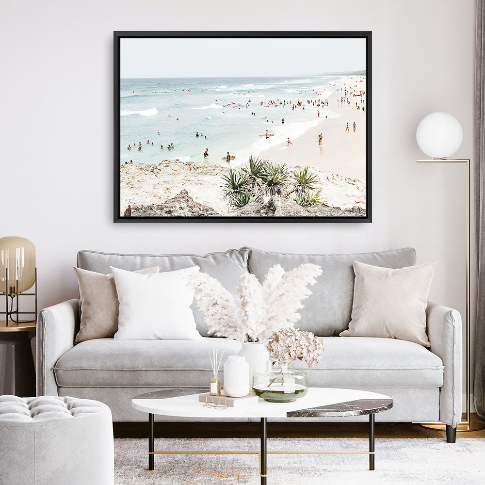 Shop Stradbroke Island I Photo Canvas Print a coastal themed photography framed stretched canvas print from The Print Emporium wall artwork collection - Buy Australian made prints for the home and your interior decor space, TPE-1005-CA-35X46-NF