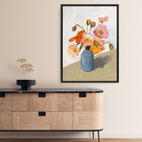 Shop Subtle Bouquet Canvas Print a floral themed painted framed canvas wall art print from The Print Emporium artwork collection - Buy Australian made fine art painting style stretched canvas prints for the home and your interior decor space, TPE-WA-68964-CA-35X46-NF