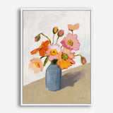 Shop Subtle Bouquet Canvas Print a floral themed painted framed canvas wall art print from The Print Emporium artwork collection - Buy Australian made fine art painting style stretched canvas prints for the home and your interior decor space, TPE-WA-68964-CA-35X46-NF