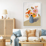 Shop Subtle Bouquet Canvas Print a floral themed painted framed canvas wall art print from The Print Emporium artwork collection - Buy Australian made fine art painting style stretched canvas prints for the home and your interior decor space, TPE-WA-68964-CA-35X46-NF