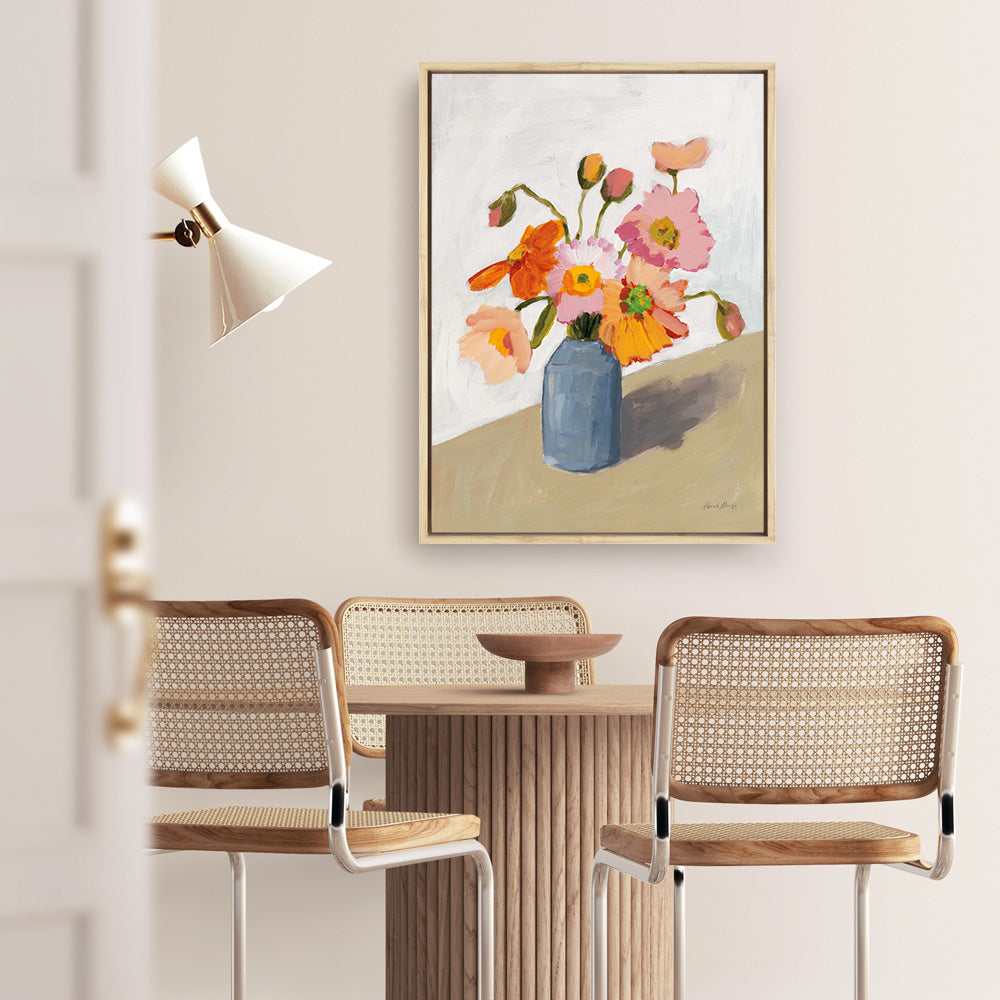 Shop Subtle Bouquet Canvas Print a floral themed painted framed canvas wall art print from The Print Emporium artwork collection - Buy Australian made fine art painting style stretched canvas prints for the home and your interior decor space, TPE-WA-68964-CA-35X46-NF