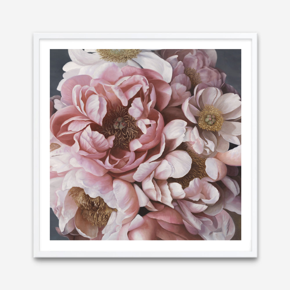 Shop Summer Florals (Square) Art Print a floral themed painted wall art print from The Print Emporium wall artwork collection - Buy Australian made fine art painting style poster and framed prints for the home and your interior decor room, TPE-328-AP