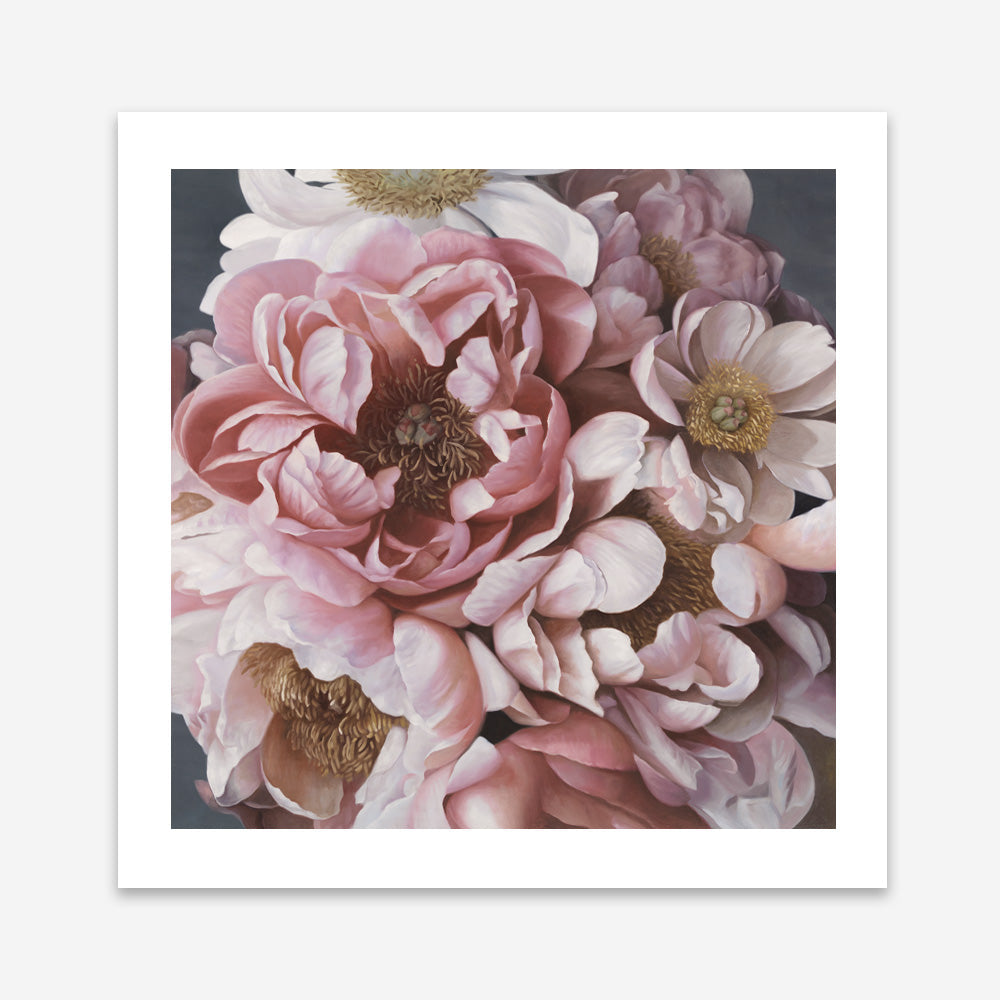 Shop Summer Florals (Square) Art Print a floral themed painted wall art print from The Print Emporium wall artwork collection - Buy Australian made fine art painting style poster and framed prints for the home and your interior decor room, TPE-328-AP