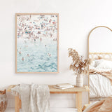 Shop Summer Scene Art Print a coastal themed painted wall art print from The Print Emporium wall artwork collection - Buy Australian made fine art painting style poster and framed prints for the home and your interior decor room, TPE-479-AP