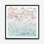 Shop Summer Scene (Square) Art Print a coastal themed painted wall art print from The Print Emporium wall artwork collection - Buy Australian made fine art painting style poster and framed prints for the home and your interior decor room, TPE-318-AP