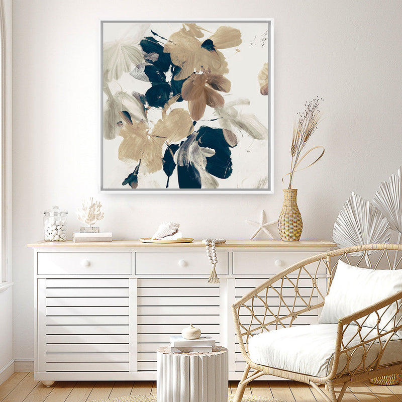 Shop Summer View 2 (Square) Canvas Print a painted abstract themed framed canvas wall art print from The Print Emporium artwork collection - Buy Australian made fine art painting style stretched canvas prints for the home and your interior decor space, TPE-DH-327-CA-40X40-NF