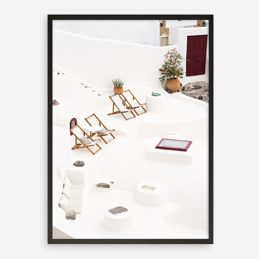 Shop Sun Chairs Photo Art Print a coastal themed photography wall art print from The Print Emporium wall artwork collection - Buy Australian made fine art poster and framed prints for the home and your interior decor, TPE-1337-AP