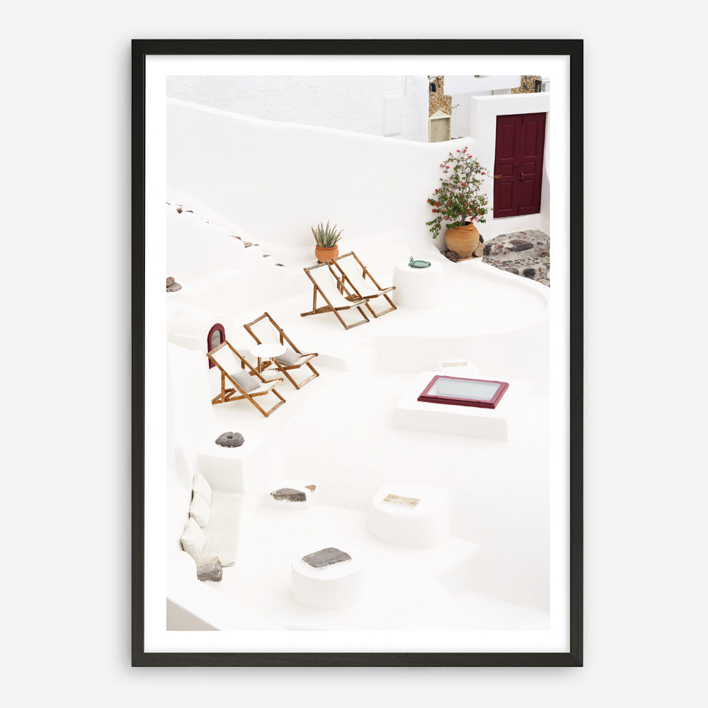 Shop Sun Chairs Photo Art Print a coastal themed photography wall art print from The Print Emporium wall artwork collection - Buy Australian made fine art poster and framed prints for the home and your interior decor, TPE-1337-AP