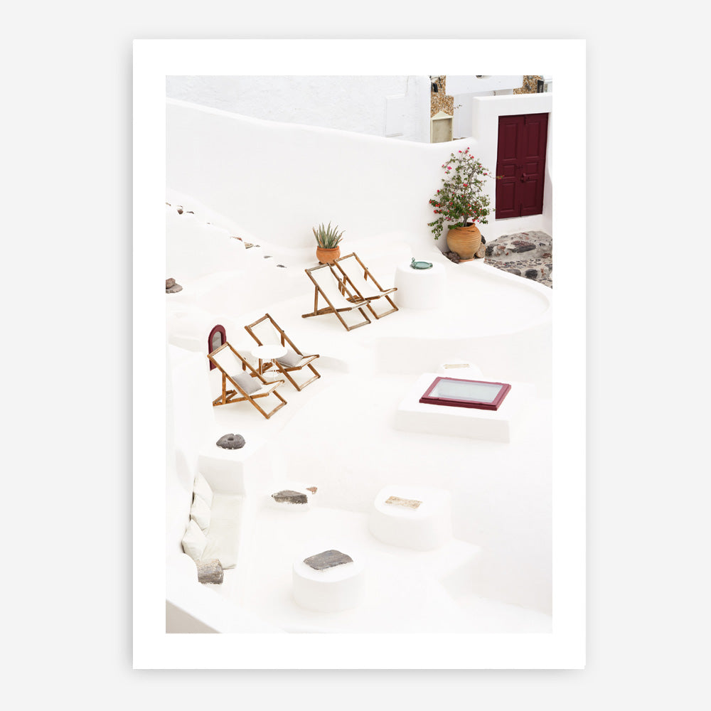 Shop Sun Chairs Photo Art Print a coastal themed photography wall art print from The Print Emporium wall artwork collection - Buy Australian made fine art poster and framed prints for the home and your interior decor, TPE-1337-AP