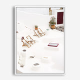 Shop Sun Chairs Photo Canvas Print a coastal themed photography framed stretched canvas print from The Print Emporium wall artwork collection - Buy Australian made prints for the home and your interior decor space, TPE-1337-CA-35X46-NF