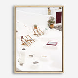 Shop Sun Chairs Photo Canvas Print a coastal themed photography framed stretched canvas print from The Print Emporium wall artwork collection - Buy Australian made prints for the home and your interior decor space, TPE-1337-CA-35X46-NF