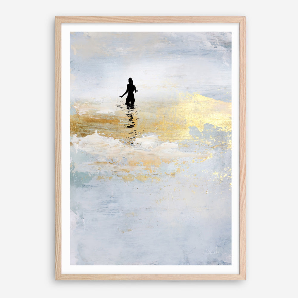 Shop Sun Dip Art Print a painted abstract themed wall art print from The Print Emporium wall artwork collection - Buy Australian made fine art painting style poster and framed prints for the home and your interior decor room, TPE-DH-105-AP