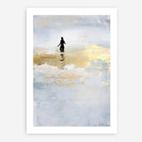Shop Sun Dip Art Print a painted abstract themed wall art print from The Print Emporium wall artwork collection - Buy Australian made fine art painting style poster and framed prints for the home and your interior decor room, TPE-DH-105-AP