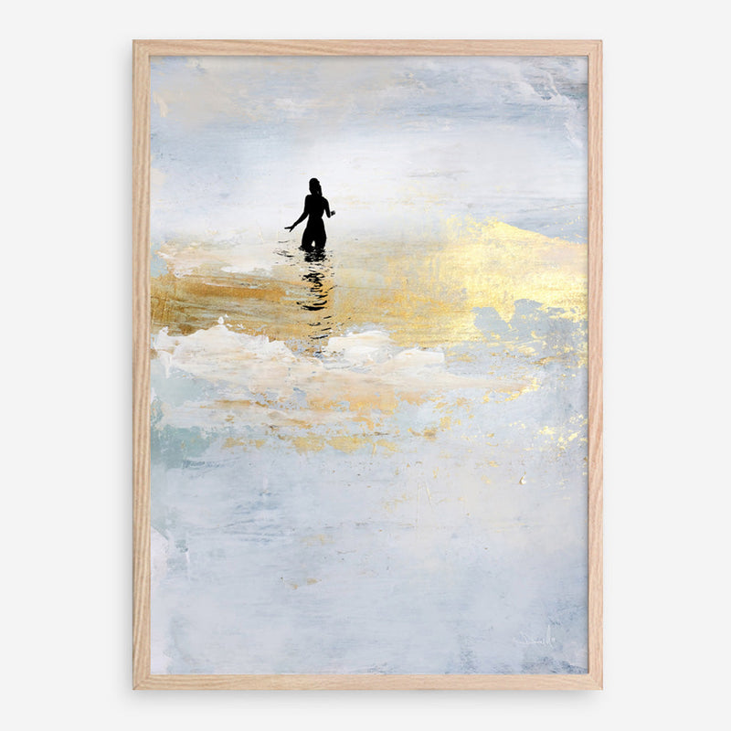 Shop Sun Dip Art Print a painted abstract themed wall art print from The Print Emporium wall artwork collection - Buy Australian made fine art painting style poster and framed prints for the home and your interior decor room, TPE-DH-105-AP