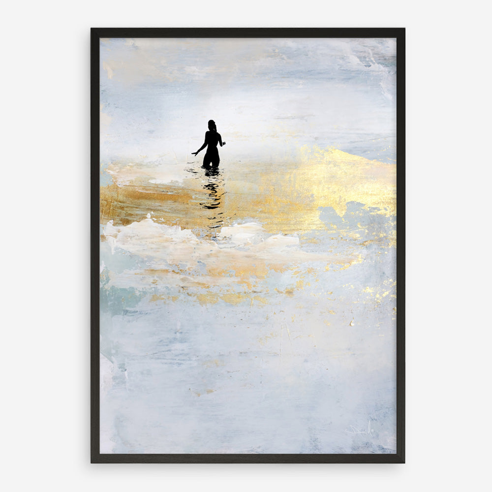 Shop Sun Dip Art Print a painted abstract themed wall art print from The Print Emporium wall artwork collection - Buy Australian made fine art painting style poster and framed prints for the home and your interior decor room, TPE-DH-105-AP
