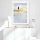 Shop Sun Dip Art Print a painted abstract themed wall art print from The Print Emporium wall artwork collection - Buy Australian made fine art painting style poster and framed prints for the home and your interior decor room, TPE-DH-105-AP