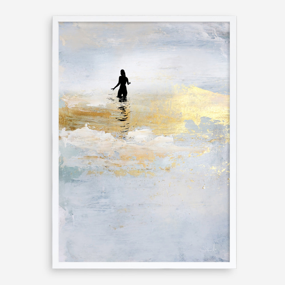 Shop Sun Dip Art Print a painted abstract themed wall art print from The Print Emporium wall artwork collection - Buy Australian made fine art painting style poster and framed prints for the home and your interior decor room, TPE-DH-105-AP