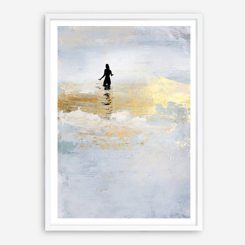Shop Sun Dip Art Print a painted abstract themed wall art print from The Print Emporium wall artwork collection - Buy Australian made fine art painting style poster and framed prints for the home and your interior decor room, TPE-DH-105-AP