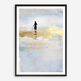 Shop Sun Dip Art Print a painted abstract themed wall art print from The Print Emporium wall artwork collection - Buy Australian made fine art painting style poster and framed prints for the home and your interior decor room, TPE-DH-105-AP