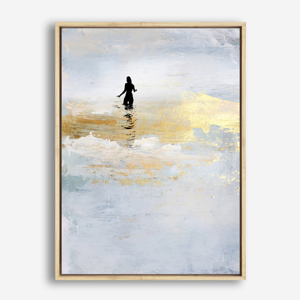 Shop Sun Dip Canvas Print a painted abstract themed framed canvas wall art print from The Print Emporium artwork collection - Buy Australian made fine art painting style stretched canvas prints for the home and your interior decor space, TPE-DH-105-CA-35X46-NF