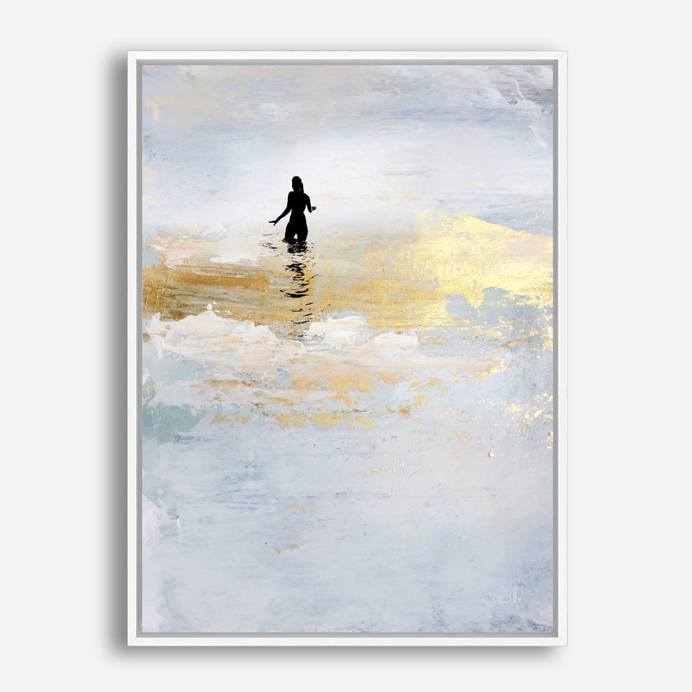 Shop Sun Dip Canvas Print a painted abstract themed framed canvas wall art print from The Print Emporium artwork collection - Buy Australian made fine art painting style stretched canvas prints for the home and your interior decor space, TPE-DH-105-CA-35X46-NF