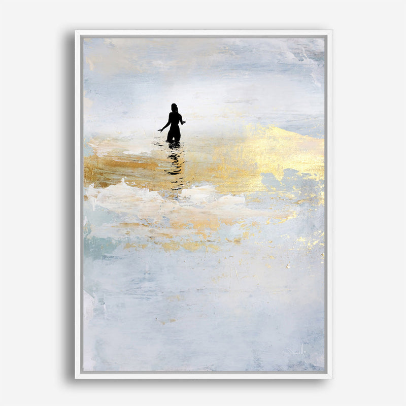 Shop Sun Dip Canvas Print a painted abstract themed framed canvas wall art print from The Print Emporium artwork collection - Buy Australian made fine art painting style stretched canvas prints for the home and your interior decor space, TPE-DH-105-CA-35X46-NF
