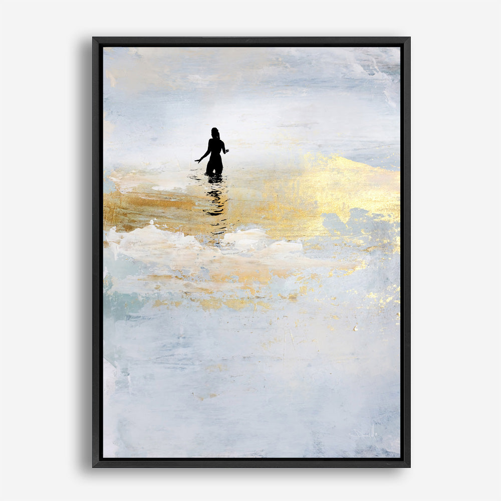 Shop Sun Dip Canvas Print a painted abstract themed framed canvas wall art print from The Print Emporium artwork collection - Buy Australian made fine art painting style stretched canvas prints for the home and your interior decor space, TPE-DH-105-CA-35X46-NF