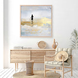 Shop Sun Dip (Square) Art Print a painted abstract themed wall art print from The Print Emporium wall artwork collection - Buy Australian made fine art painting style poster and framed prints for the home and your interior decor room, TPE-DH-328-AP