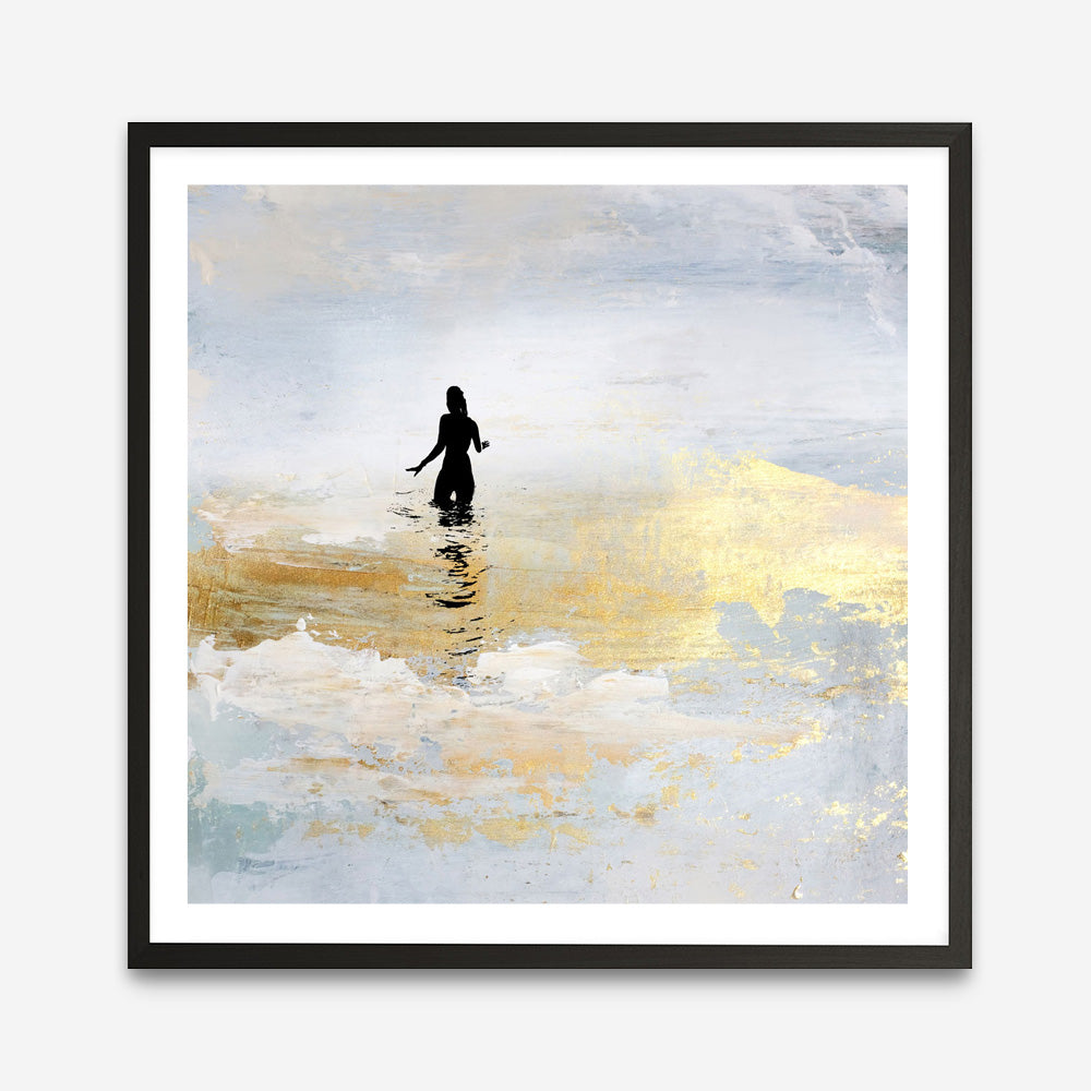 Shop Sun Dip (Square) Art Print a painted abstract themed wall art print from The Print Emporium wall artwork collection - Buy Australian made fine art painting style poster and framed prints for the home and your interior decor room, TPE-DH-328-AP