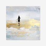 Shop Sun Dip (Square) Art Print a painted abstract themed wall art print from The Print Emporium wall artwork collection - Buy Australian made fine art painting style poster and framed prints for the home and your interior decor room, TPE-DH-328-AP