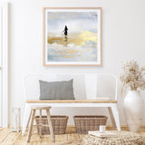 Shop Sun Dip (Square) Art Print a painted abstract themed wall art print from The Print Emporium wall artwork collection - Buy Australian made fine art painting style poster and framed prints for the home and your interior decor room, TPE-DH-328-AP