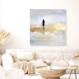 Shop Sun Dip (Square) Canvas Print a painted abstract themed framed canvas wall art print from The Print Emporium artwork collection - Buy Australian made fine art painting style stretched canvas prints for the home and your interior decor space, TPE-DH-328-CA-40X40-NF