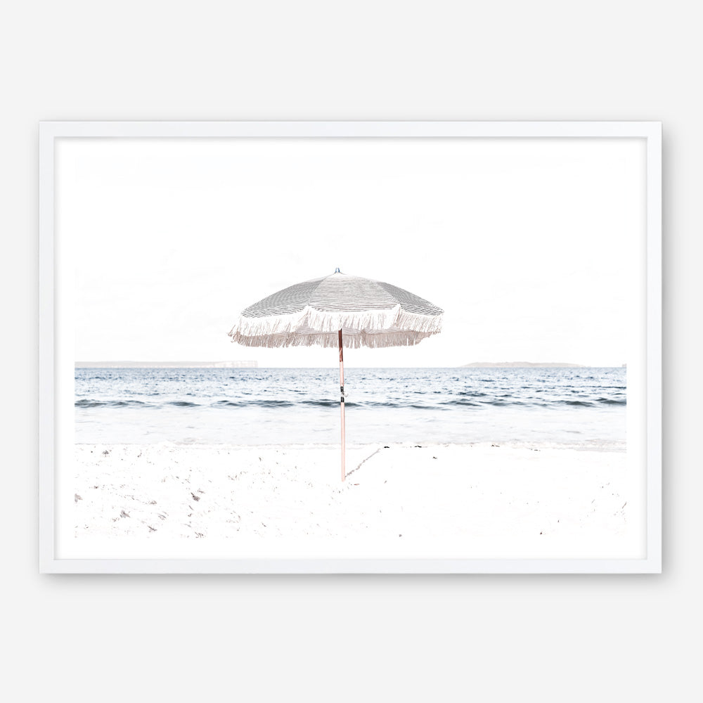 Shop Sun Parasol Photo Art Print a coastal themed photography wall art print from The Print Emporium wall artwork collection - Buy Australian made fine art poster and framed prints for the home and your interior decor, TPE-693-AP