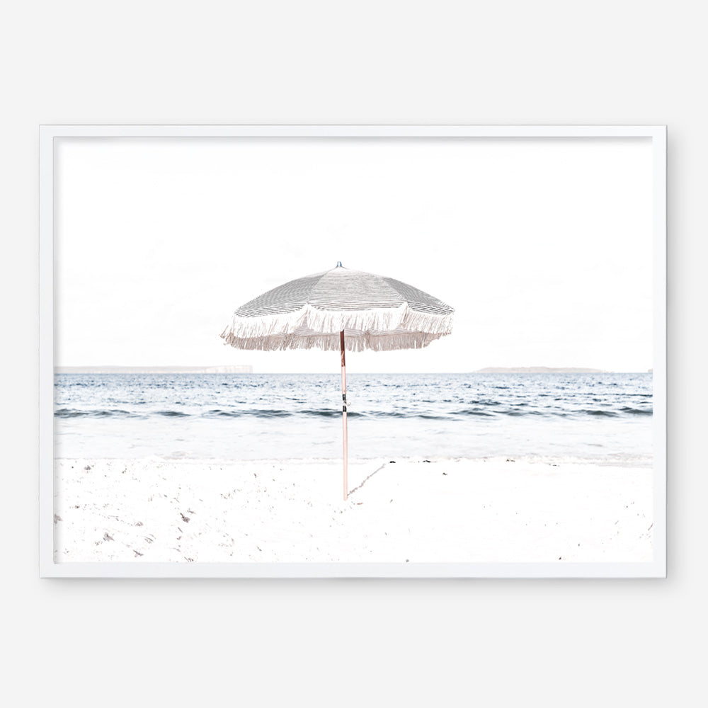 Shop Sun Parasol Photo Art Print a coastal themed photography wall art print from The Print Emporium wall artwork collection - Buy Australian made fine art poster and framed prints for the home and your interior decor, TPE-693-AP