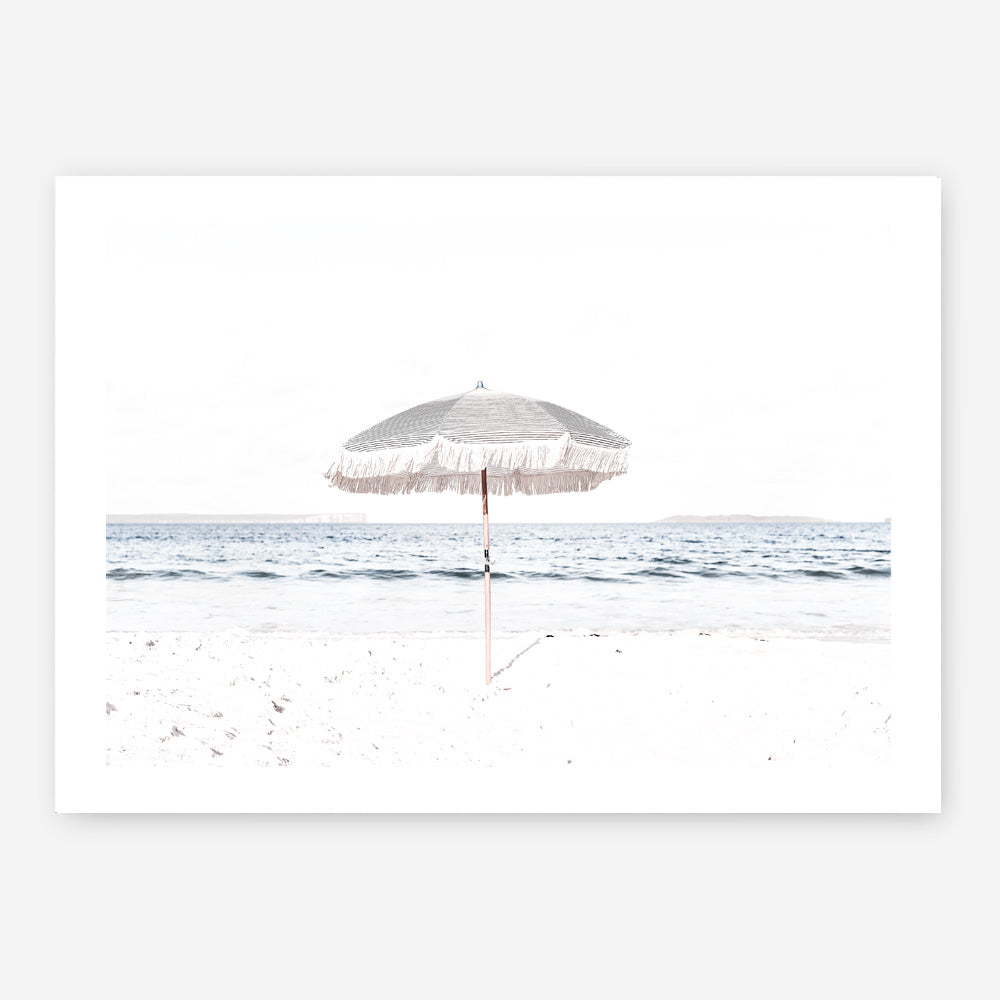Shop Sun Parasol Photo Art Print a coastal themed photography wall art print from The Print Emporium wall artwork collection - Buy Australian made fine art poster and framed prints for the home and your interior decor, TPE-693-AP