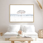 Shop Sun Parasol Photo Canvas Print a coastal themed photography framed stretched canvas print from The Print Emporium wall artwork collection - Buy Australian made prints for the home and your interior decor space, TPE-693-CA-35X46-NF