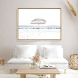Shop Sun Parasol Photo Canvas Print a coastal themed photography framed stretched canvas print from The Print Emporium wall artwork collection - Buy Australian made prints for the home and your interior decor space, TPE-693-CA-35X46-NF