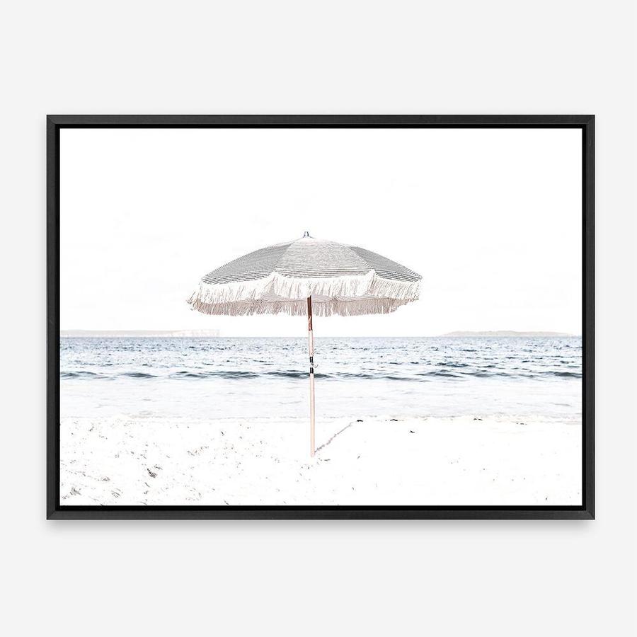 Shop Sun Parasol Photo Canvas Print a coastal themed photography framed stretched canvas print from The Print Emporium wall artwork collection - Buy Australian made prints for the home and your interior decor space, TPE-693-CA-35X46-NF