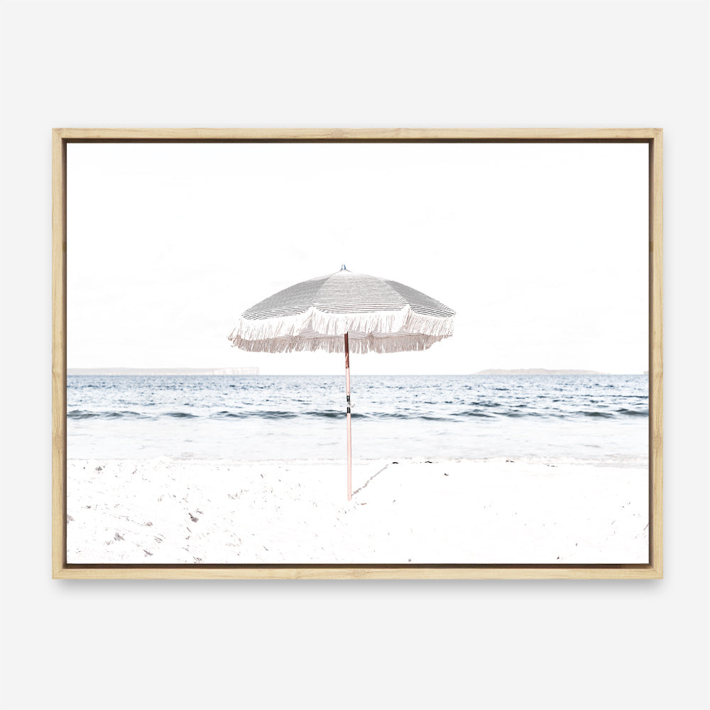 Shop Sun Parasol Photo Canvas Print a coastal themed photography framed stretched canvas print from The Print Emporium wall artwork collection - Buy Australian made prints for the home and your interior decor space, TPE-693-CA-35X46-NF
