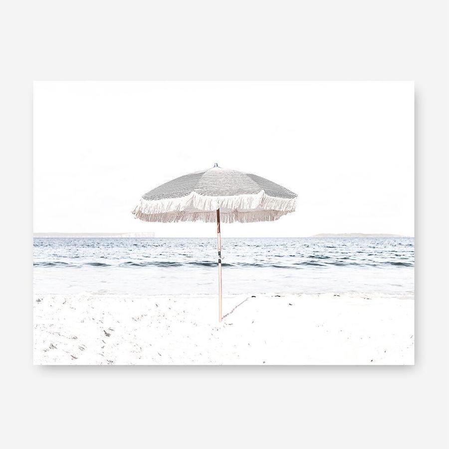 Shop Sun Parasol Photo Canvas Print a coastal themed photography framed stretched canvas print from The Print Emporium wall artwork collection - Buy Australian made prints for the home and your interior decor space, TPE-693-CA-35X46-NF